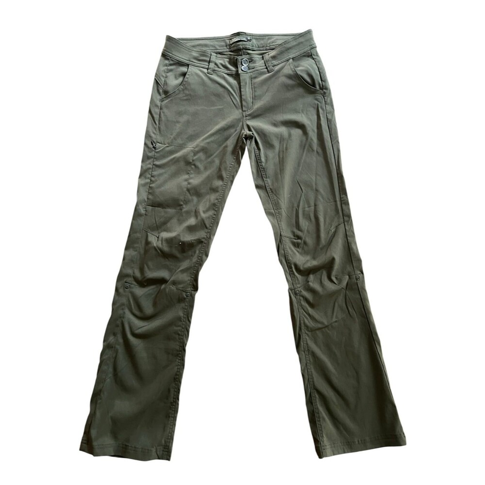 Prana Women’s Hiking Utility Pants US 4 Olive Green Gorpcore Outdoors